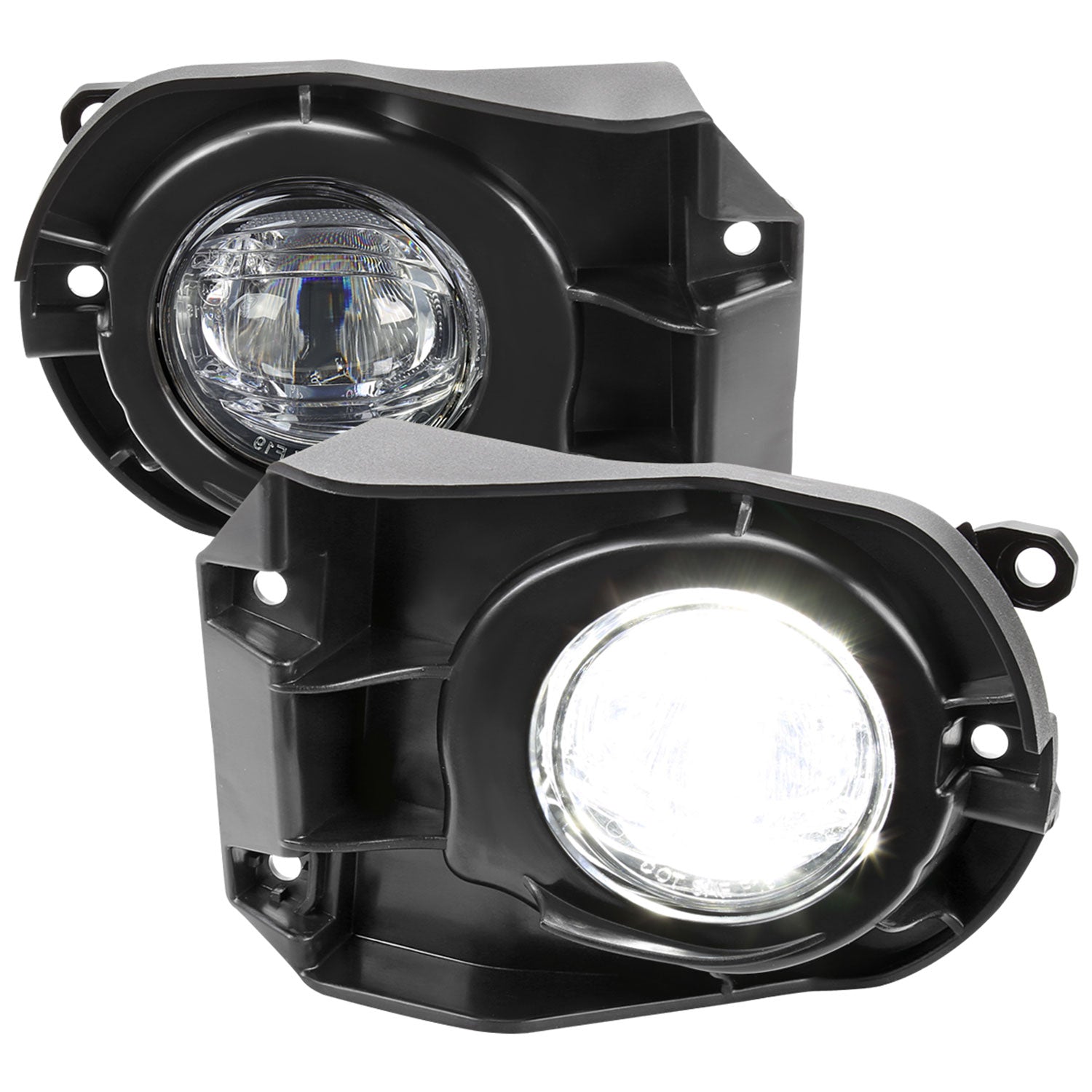 2022-2023 Toyota Corolla Cross LED Fog Lights Kit Chrome Housing/Clear Lens