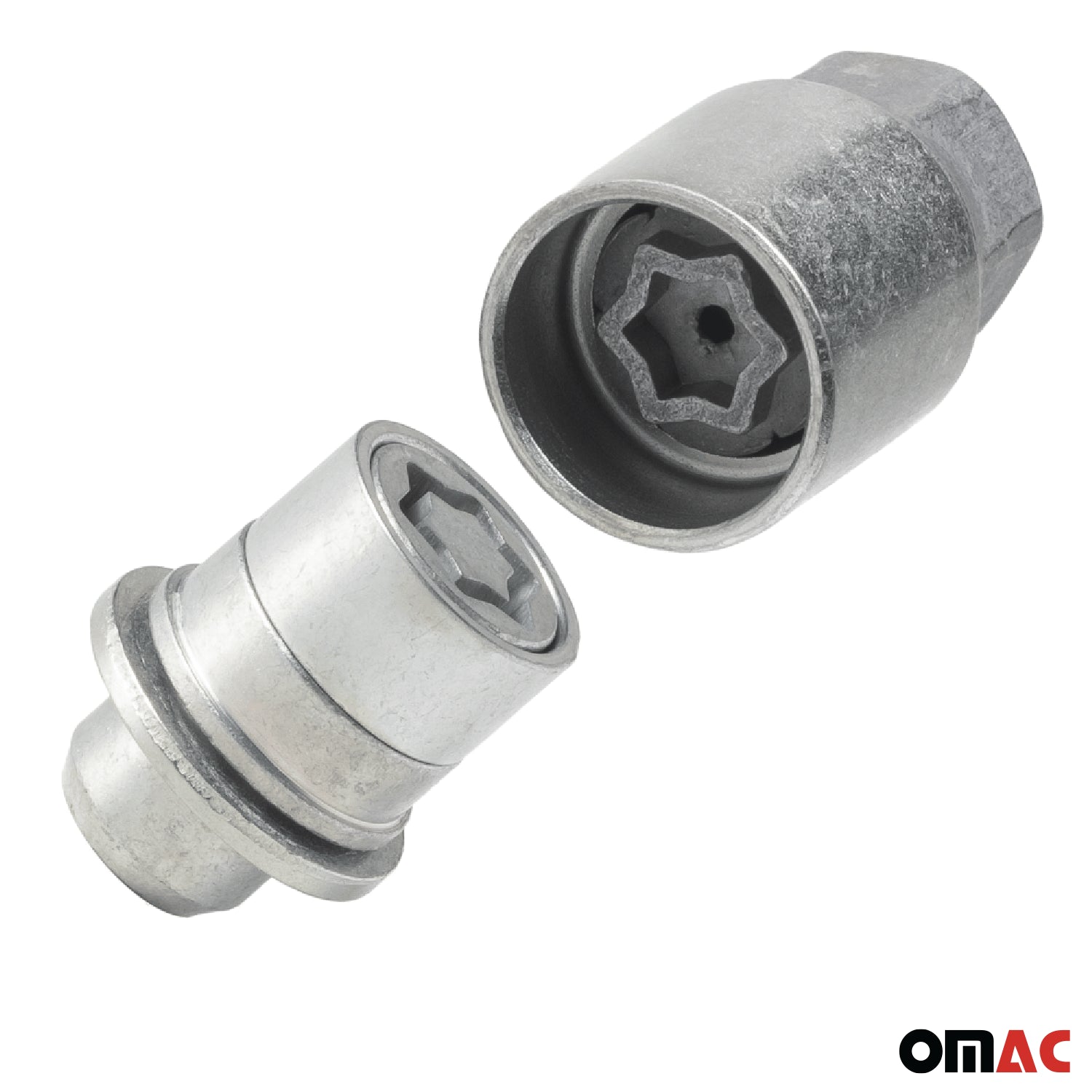 Wheel Lock Kit for Mitsubishi Lancer Outlander M12X1,5 Nut Silver 4Locks