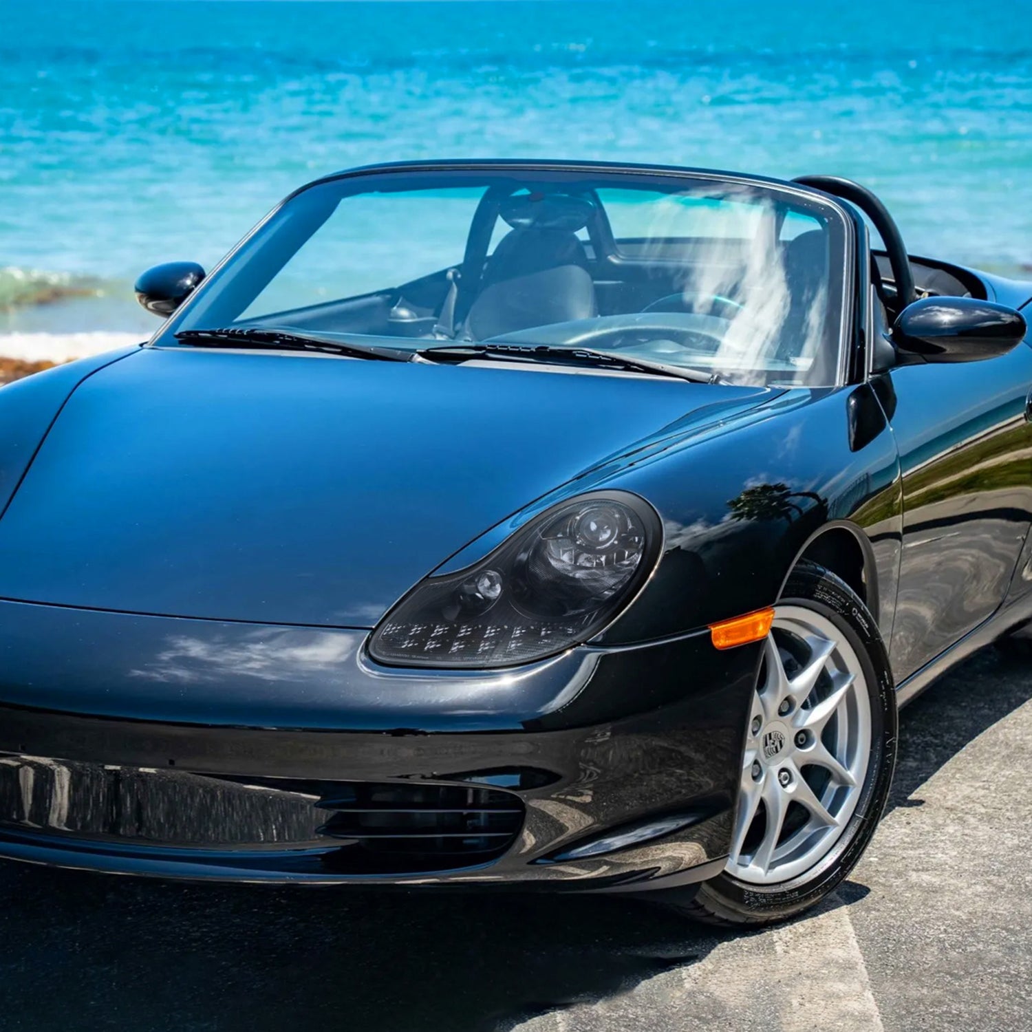 1997-2004 Porsche Boxster 986/911 996 LED Headlights Signal Lights Black