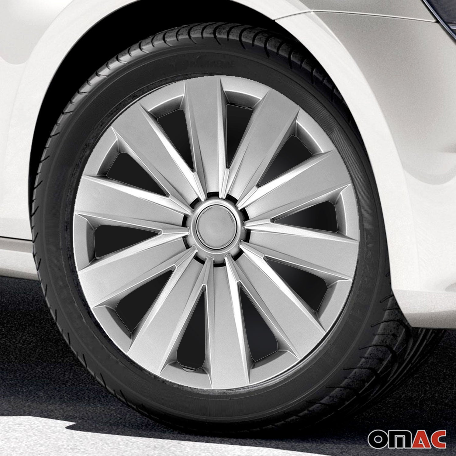 15" 4x Set Wheel Covers Hubcaps for Scion Silver Gray