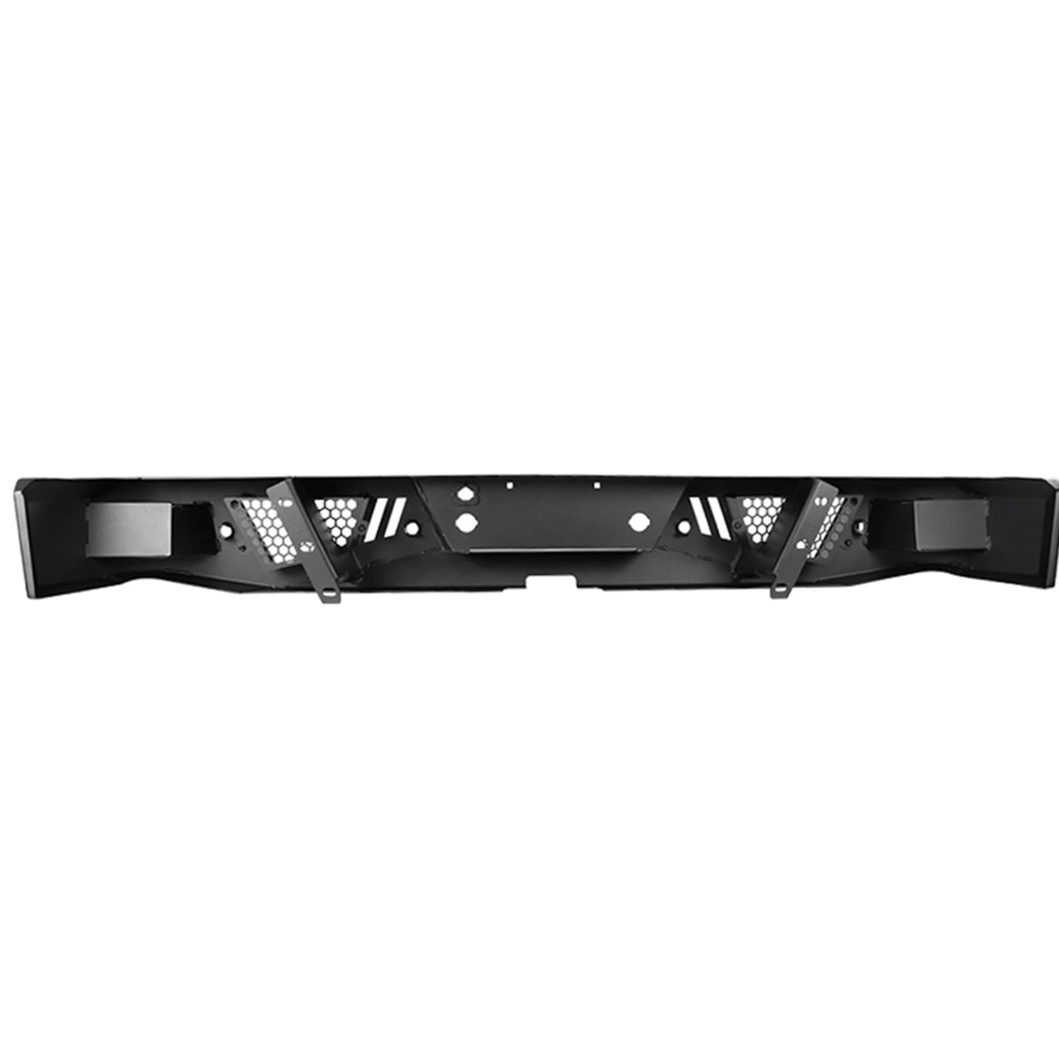 2006-2014 Ford F-150 Black Heavy Duty Steel Rear Step Bumper