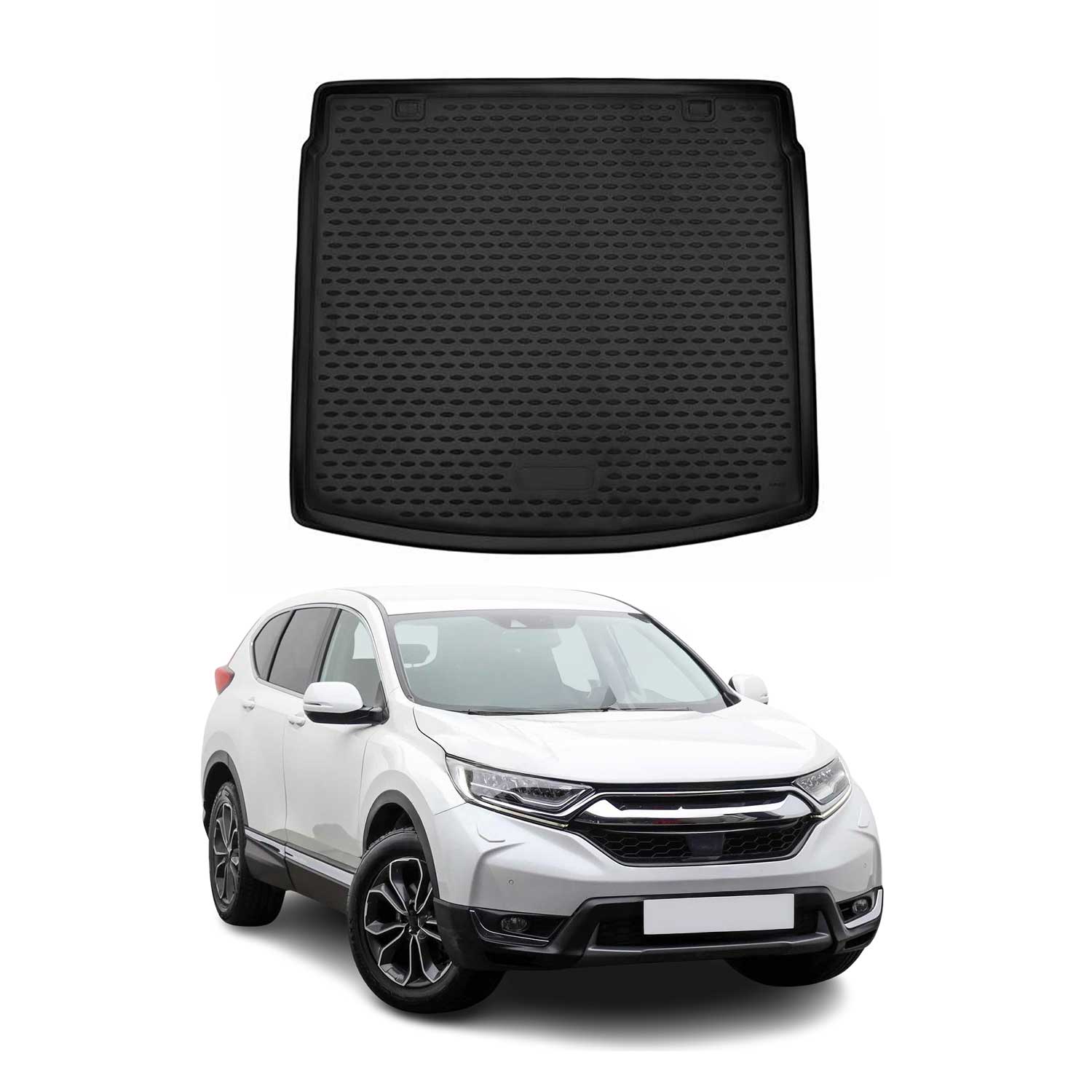 2017-2022 Honda CR-V Cargo Liner Trunk Mat All Weather Upper Trunk Black