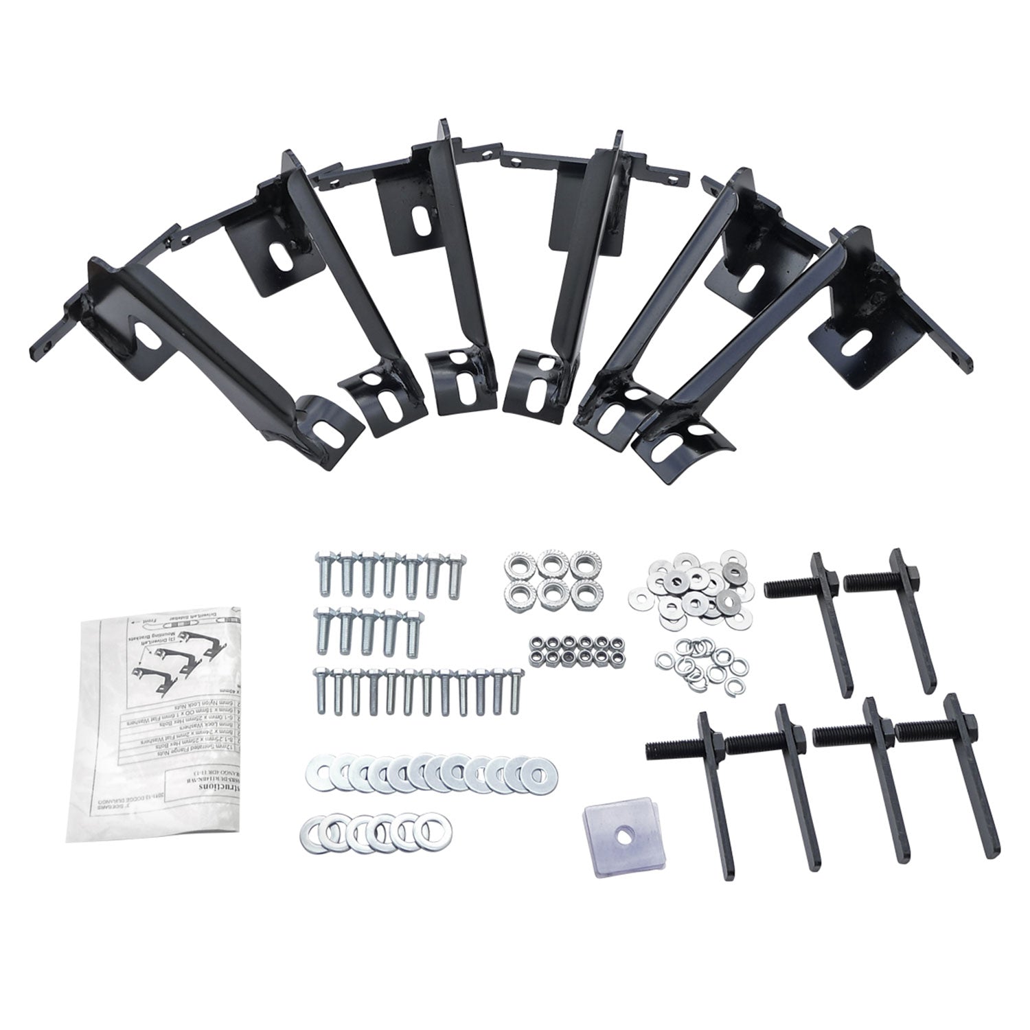 2011-2024 Dodge Durango 4DR 3" Black Stainless Steel Side Step Nerf Bars
