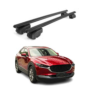2020-2026 Mazda CX-30 Roof Rack Cross Bars Luggage Carrier Alu Black 2x