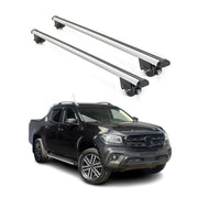 2018-2021 Mercedes X Class W470 DoubleCab Roof Rack Cross Bars Silver