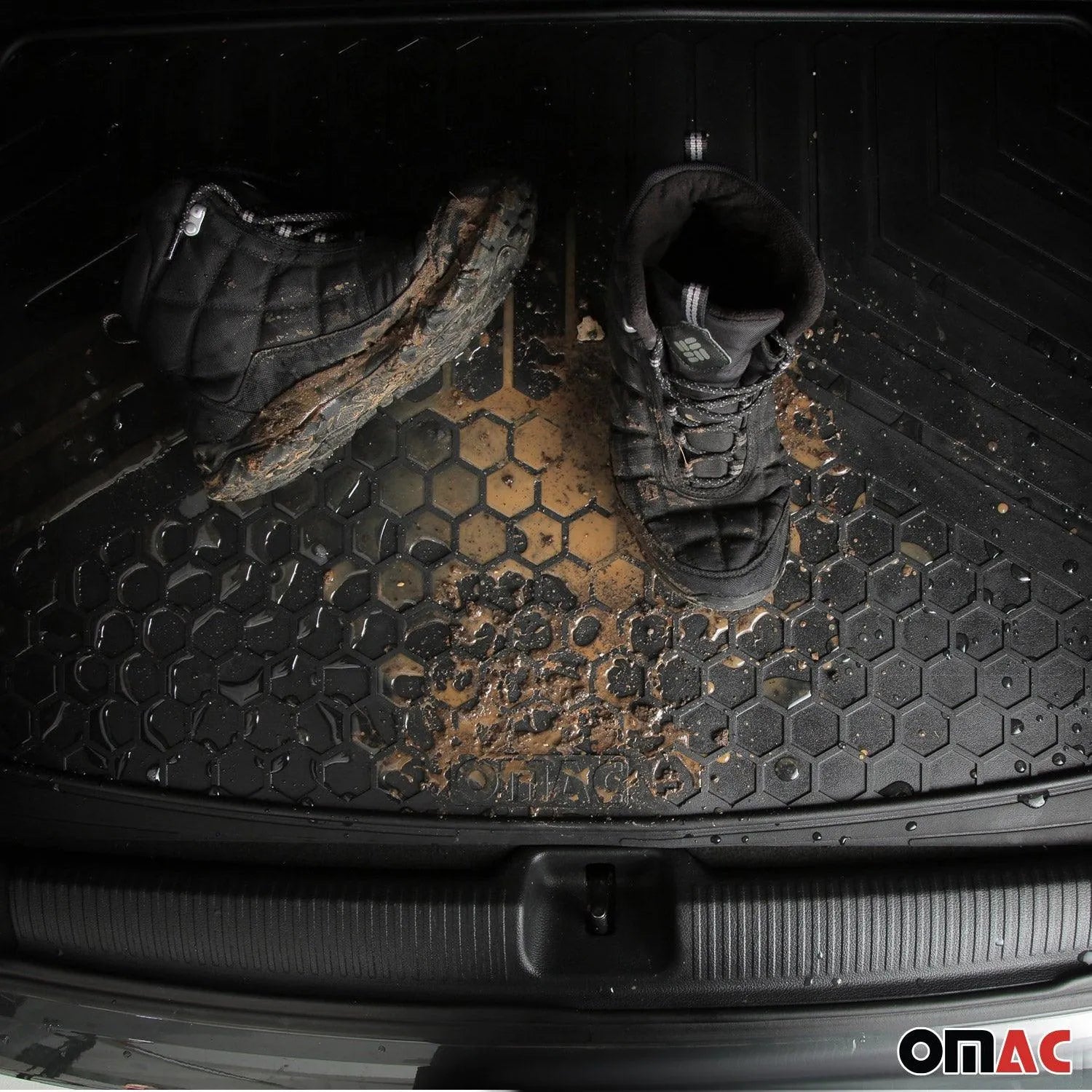2020-2026 Hyundai Venue Semi-Custom fit Cargo Mats Liner All Weather Black Rubber