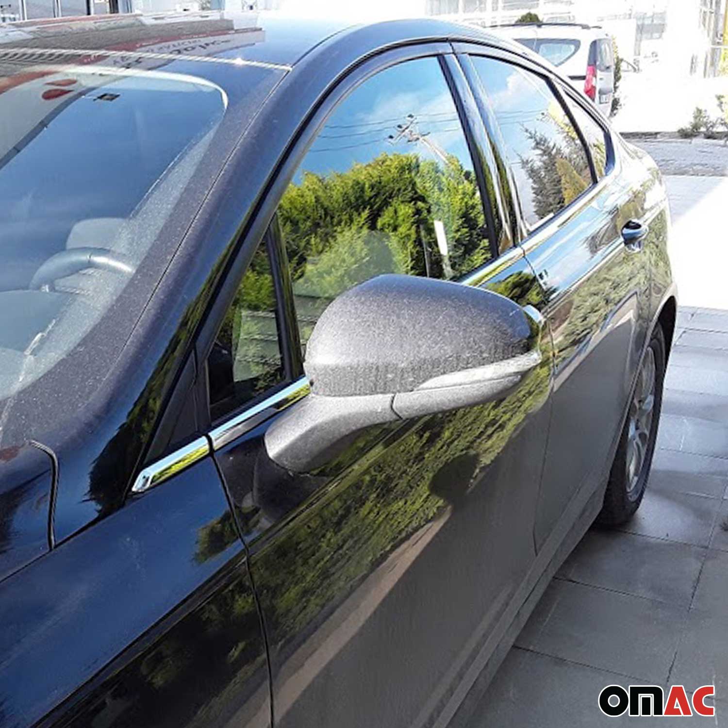 2013-2020 Ford Fusion Sedan Window Molding Trim Streamer Stainless Steel