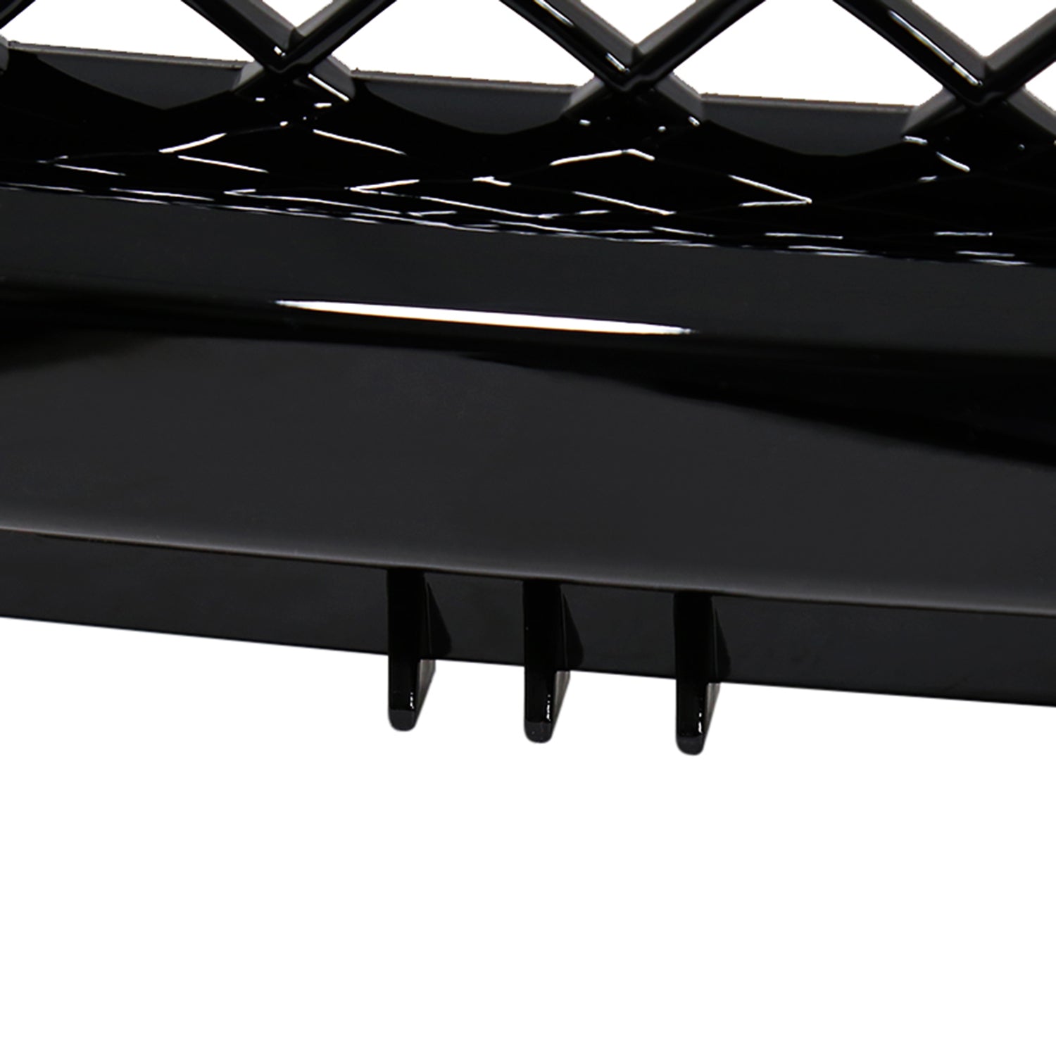 2007-2013 GMC Sierra 1500 Light Duty Glossy Black ABS Honeycomb Mesh Grille