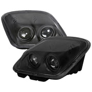 1997-2004 Chevy Corvette C5 H7 Projector Headlights Matte Black/Clear Lens