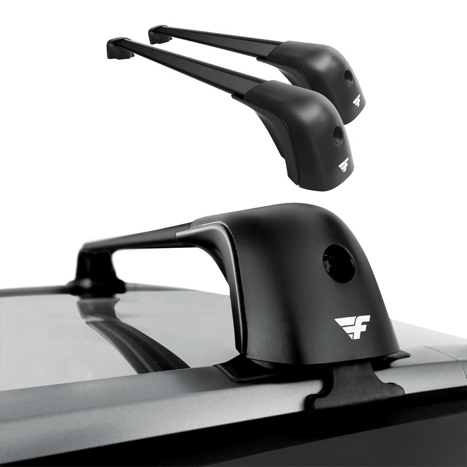 2016-2024 Mini Cooper Clubman F54 Roof Racks Cross Bars Black