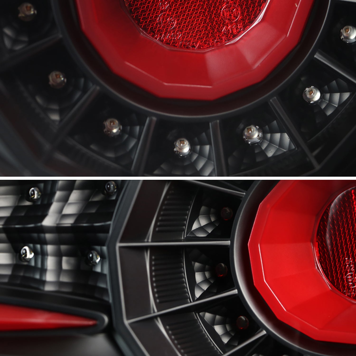 2012-2016 Scion FRS/ Subaru BRZ/ Toyota 86 LED Tail Lights Satin Black/Clear