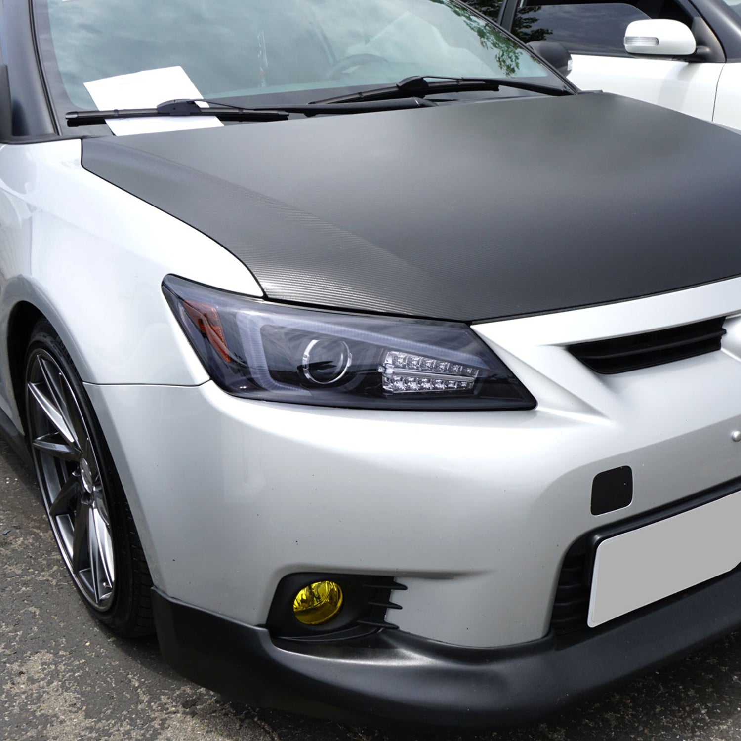 2011-2013 Scion tC LED Bar Projector Headlights LED Turn Signal Lights Black