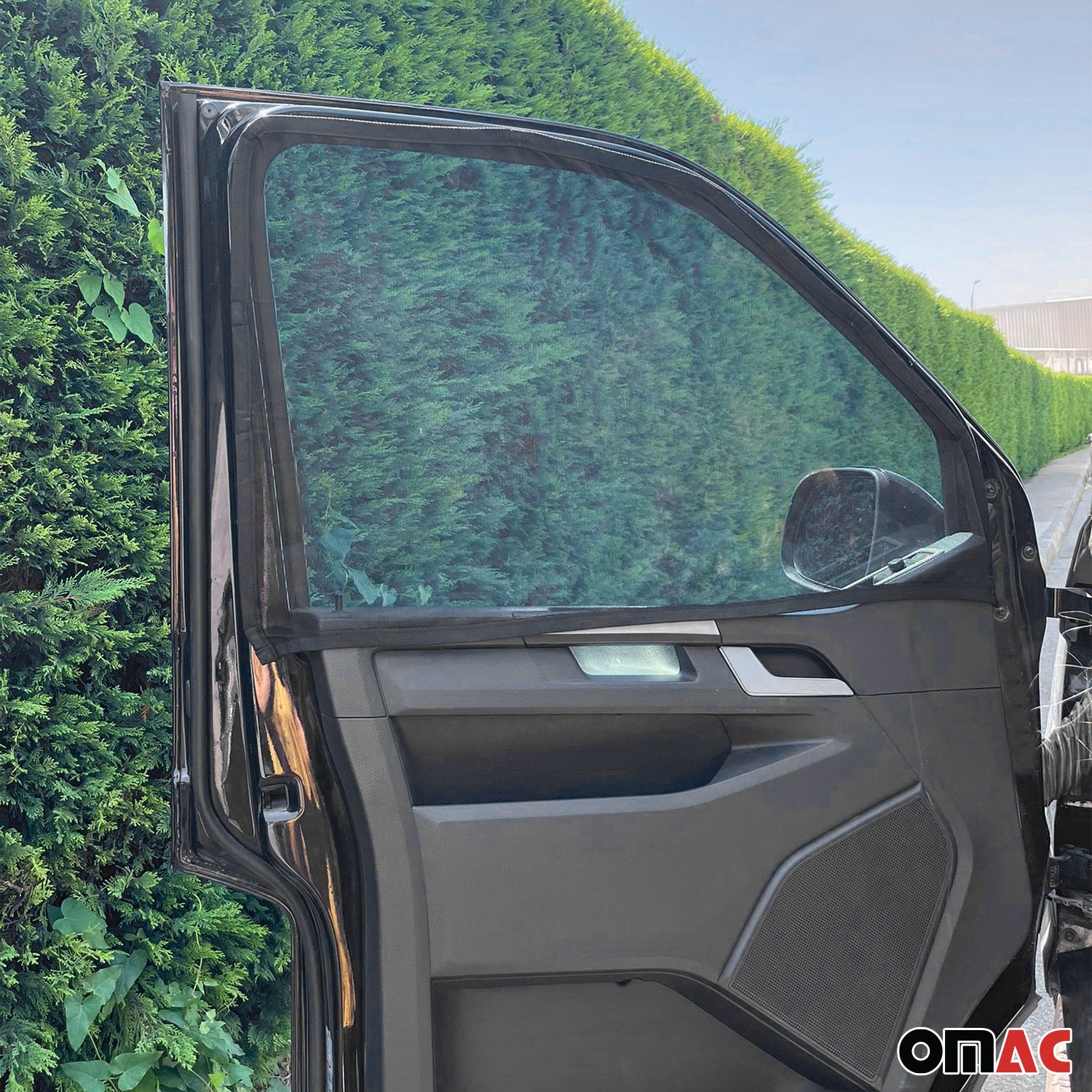 2025-2026 VW ID.Buzz Mosquito Net Bug Magnetic Screen Front Cabin Black 1 Pcs