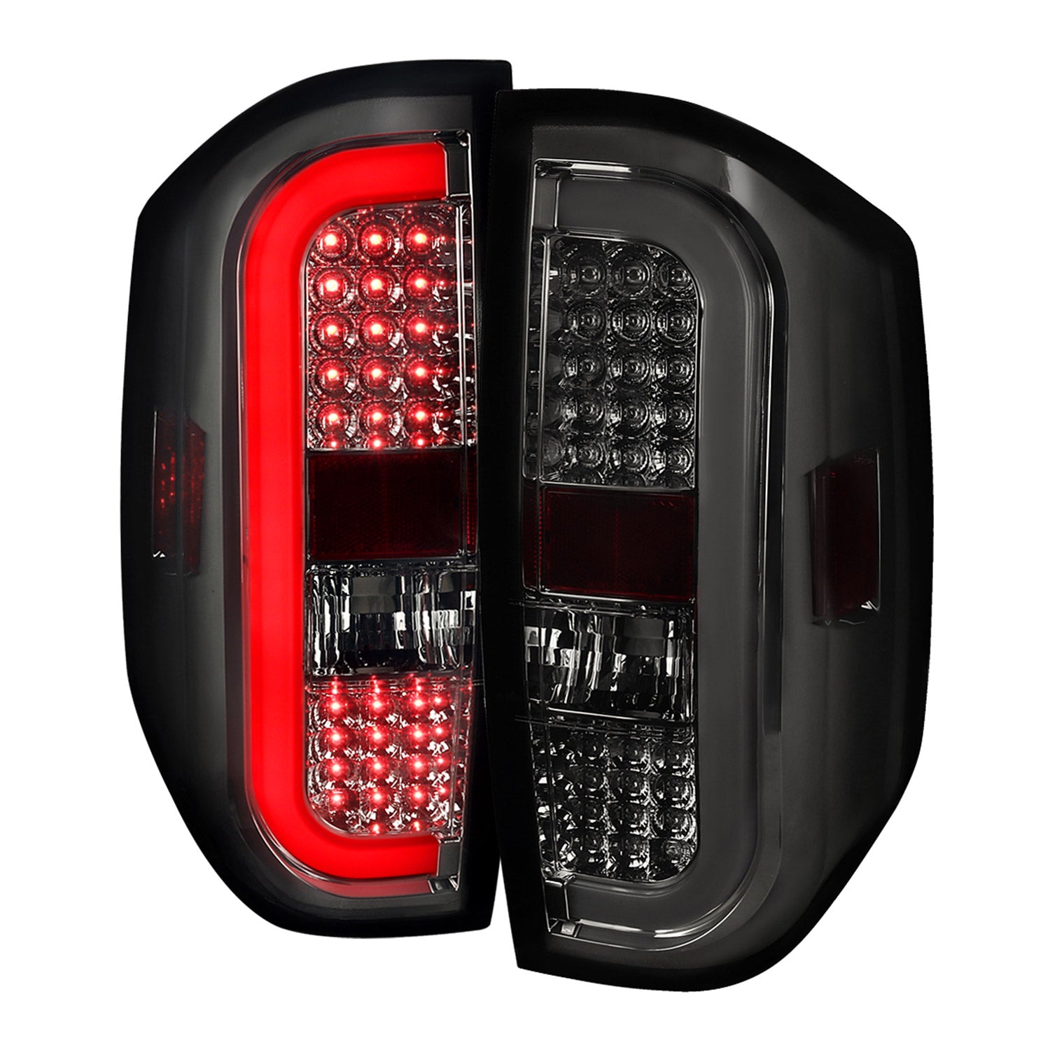 2014-2021 Toyota Tundra Sequential LED Tail Lights Chrome Housing/Smoke Lens