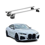 Roof Racks Cross Bars Carrier for BMW 4 G26 Gran Coupe 2022-26 Steel Gray 2x