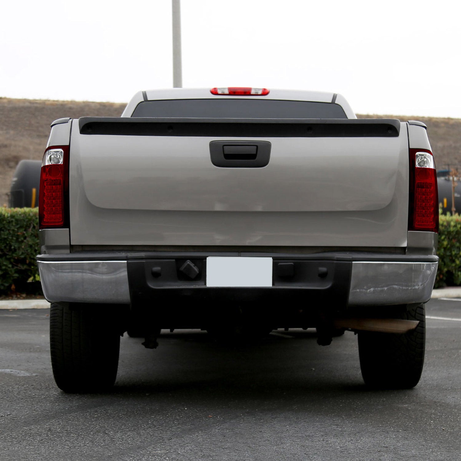 2007-2014 Chevrolet Silverado LED Tail Lights Chrome Housing/Red Lens