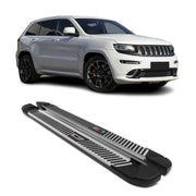 2011-2021 Jeep Grand Cherokee Nerf Bar Side Step Running Boards Alu 2x