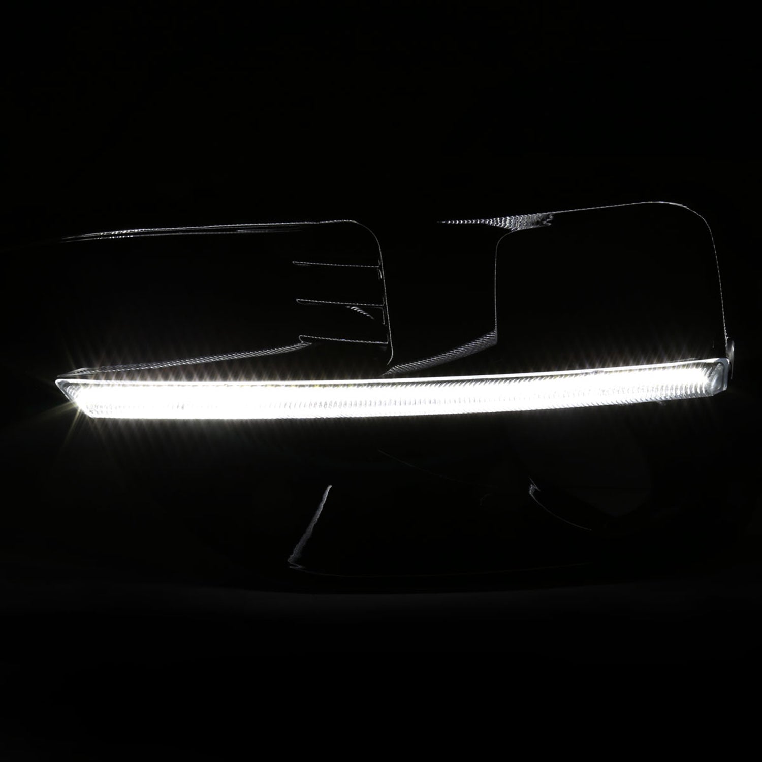 2015-2017 Subaru Impreza WRX STI LED Signal Fog Light Bezels Glossy Black