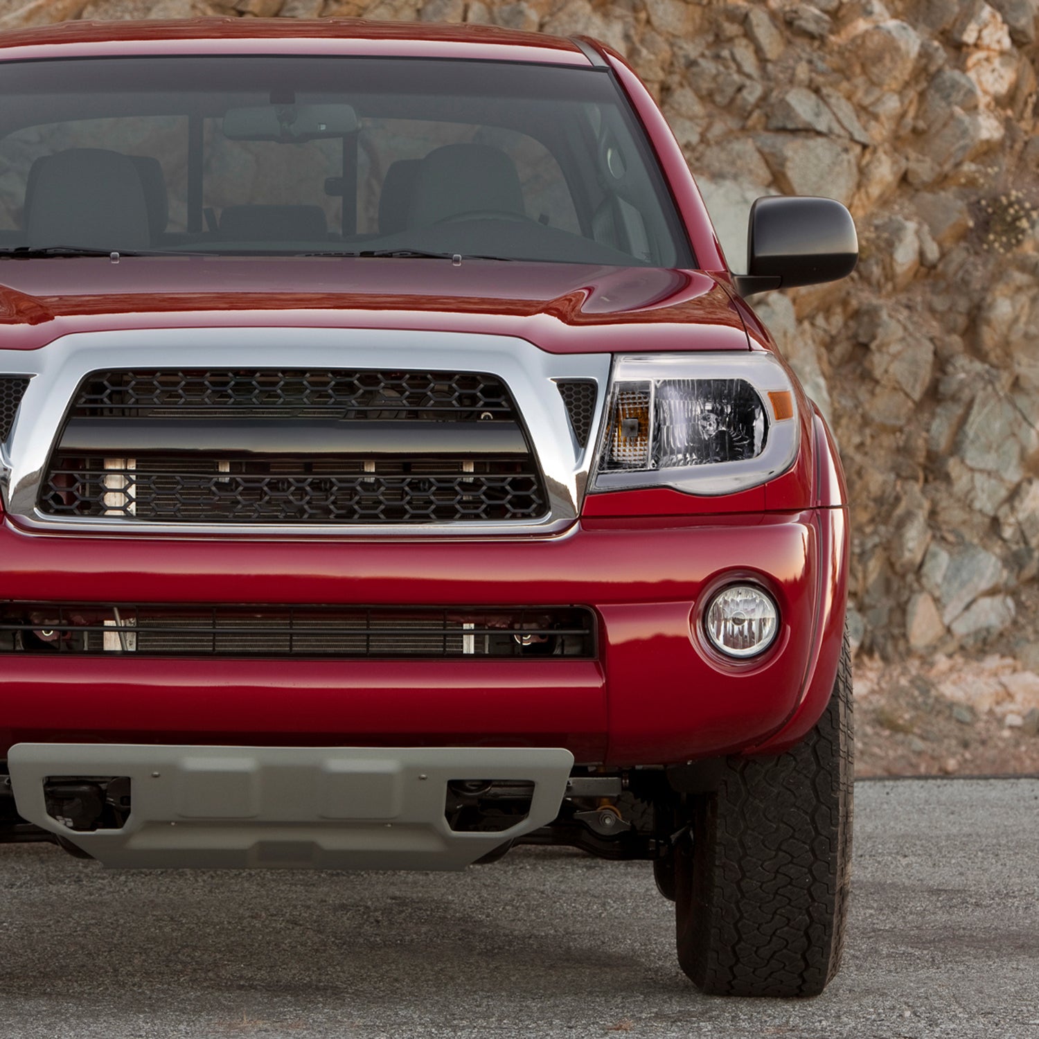 2005-2011 Toyota Tacoma LED Bar Factory Style Headlights Chrome/Clear Lens