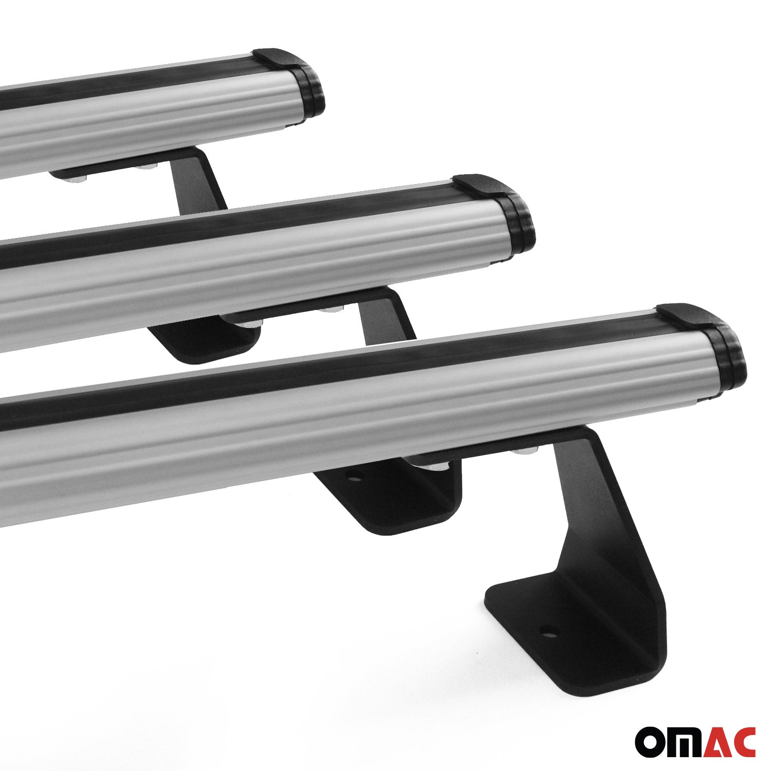 2013-2021 Nissan NV200 Roof Rack Cross Bars Luggage Carrier Aluminium Silver 3 Pcs