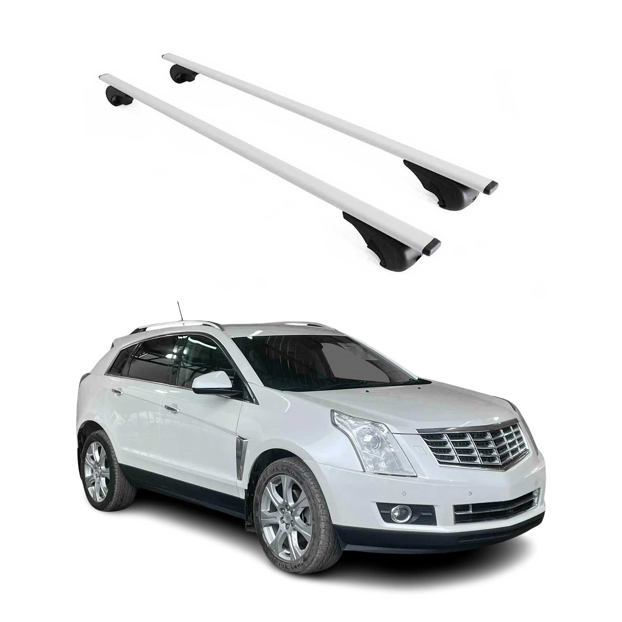 Roof Racks Cross Bars Luggage Carrier Durable for Cadillac SRX 2004-2016 Gray 2x