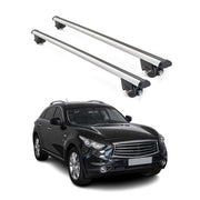2014-2017 Infiniti QX70 Roof Rack Cross Bars Silver