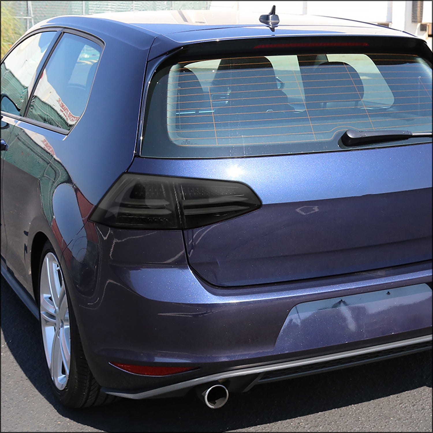2015-2017 VW Golf/GTI LED Tail Lights Glossy Black/Smoke Lens