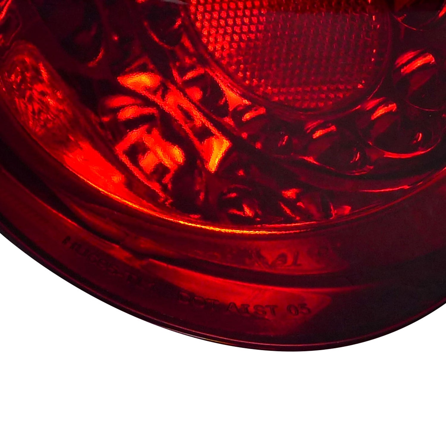 2005-2010 Chevy Cobalt Coupe LED Tail Lights & Trunk Reverse Lights Chrome/Red
