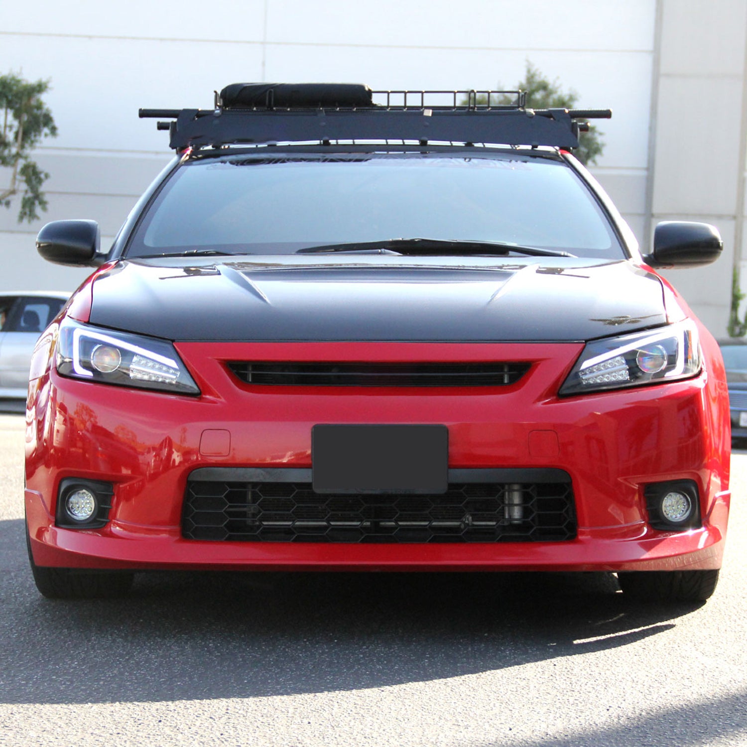 2011-2013 Scion tC LED Bar Projector Headlights LED Turn Signal Lights Black