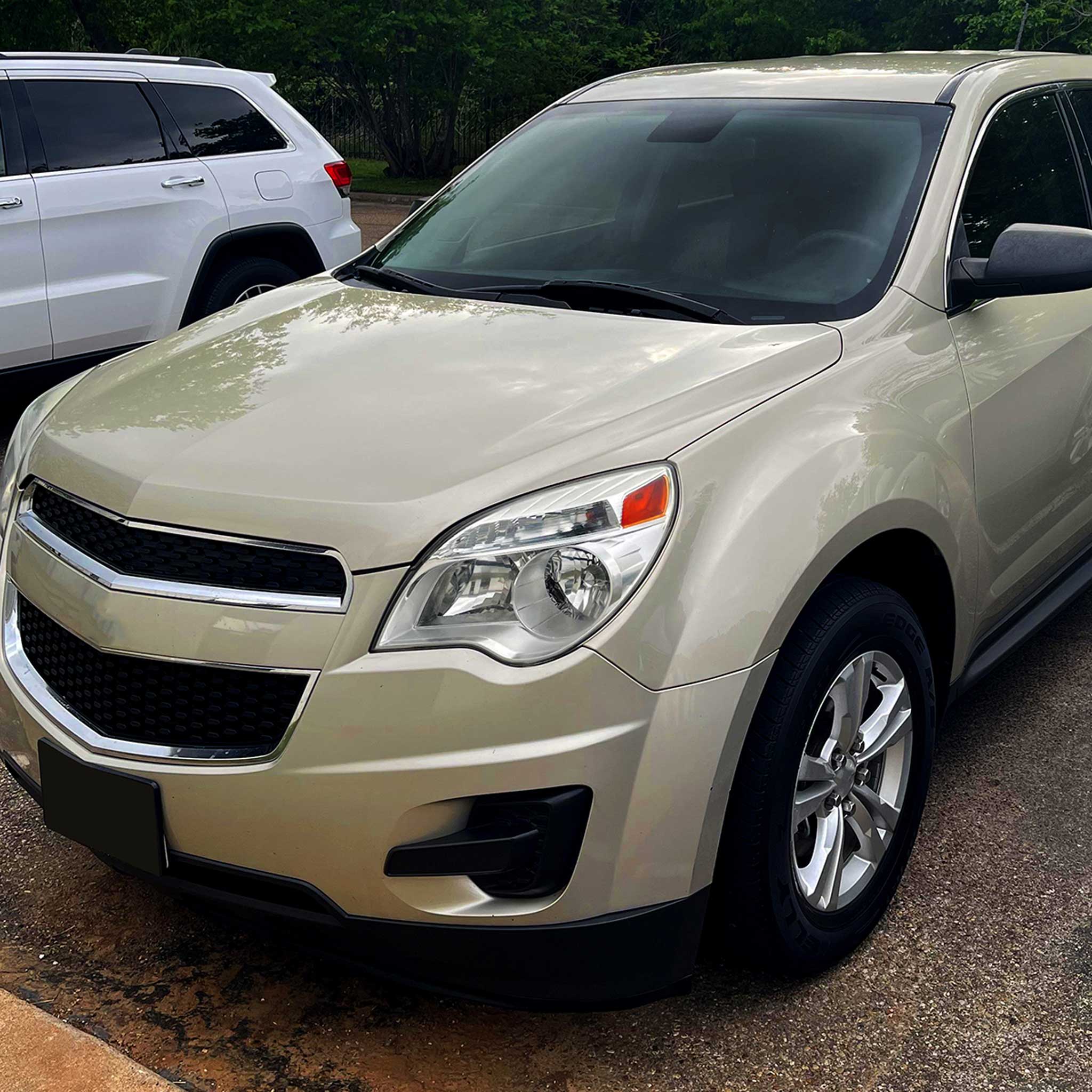 For Chevrolet Equinox 2010-2015 Factory Style Headlights Chrome Housing Clear Lens