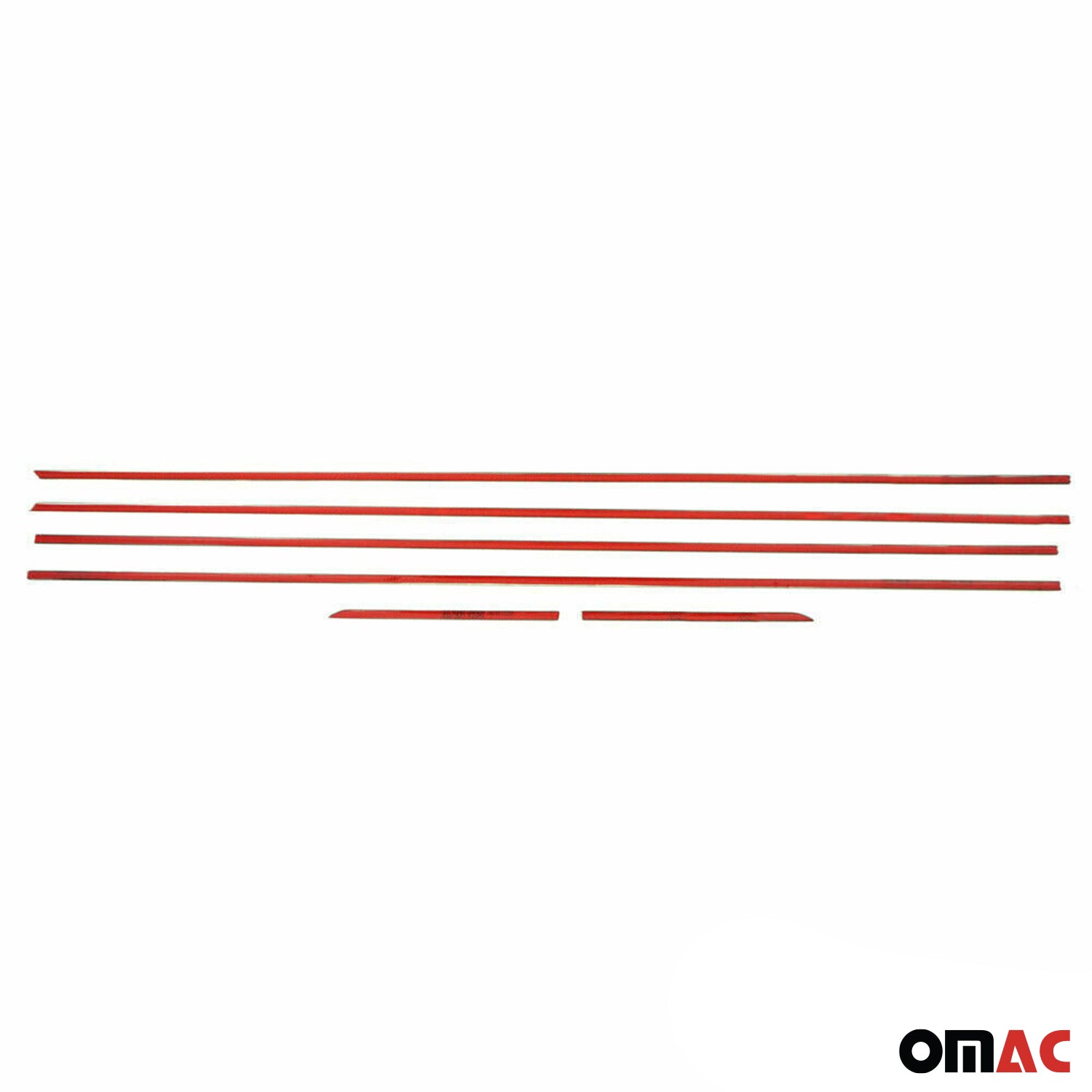2010-2013 Lexus GX 460 Window Molding Trim Streamer Stainless Steel Silver 6 Pcs