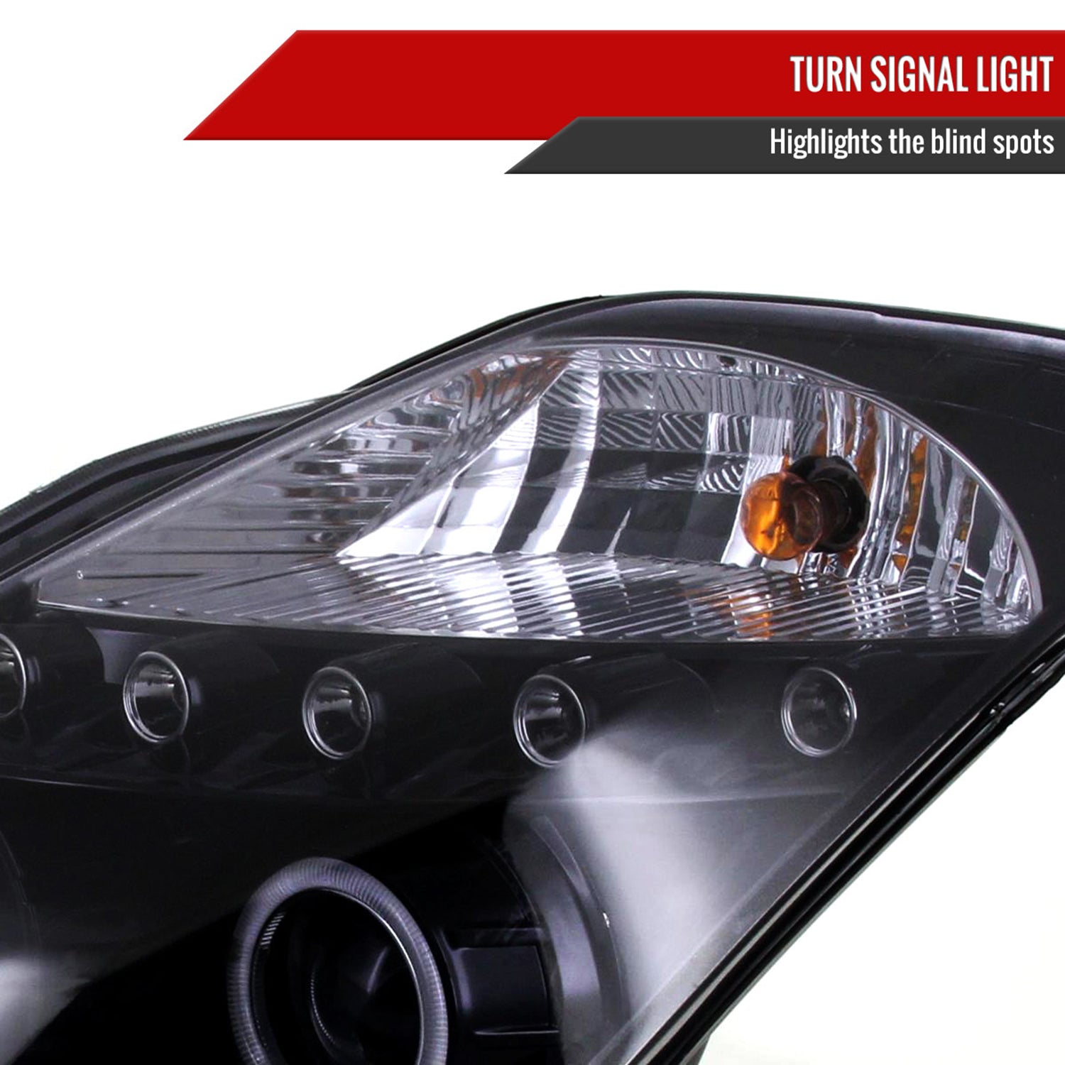 2003-2005 Nissan 350Z Dual Halo Projector Headlights Glossy Black/Smoke Lens