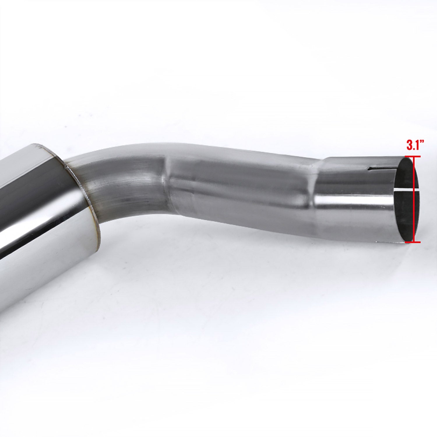 2015-2021 Ford Mustang 2.3L EcoBoost Dual Catback Exhaust System Burnt Tip