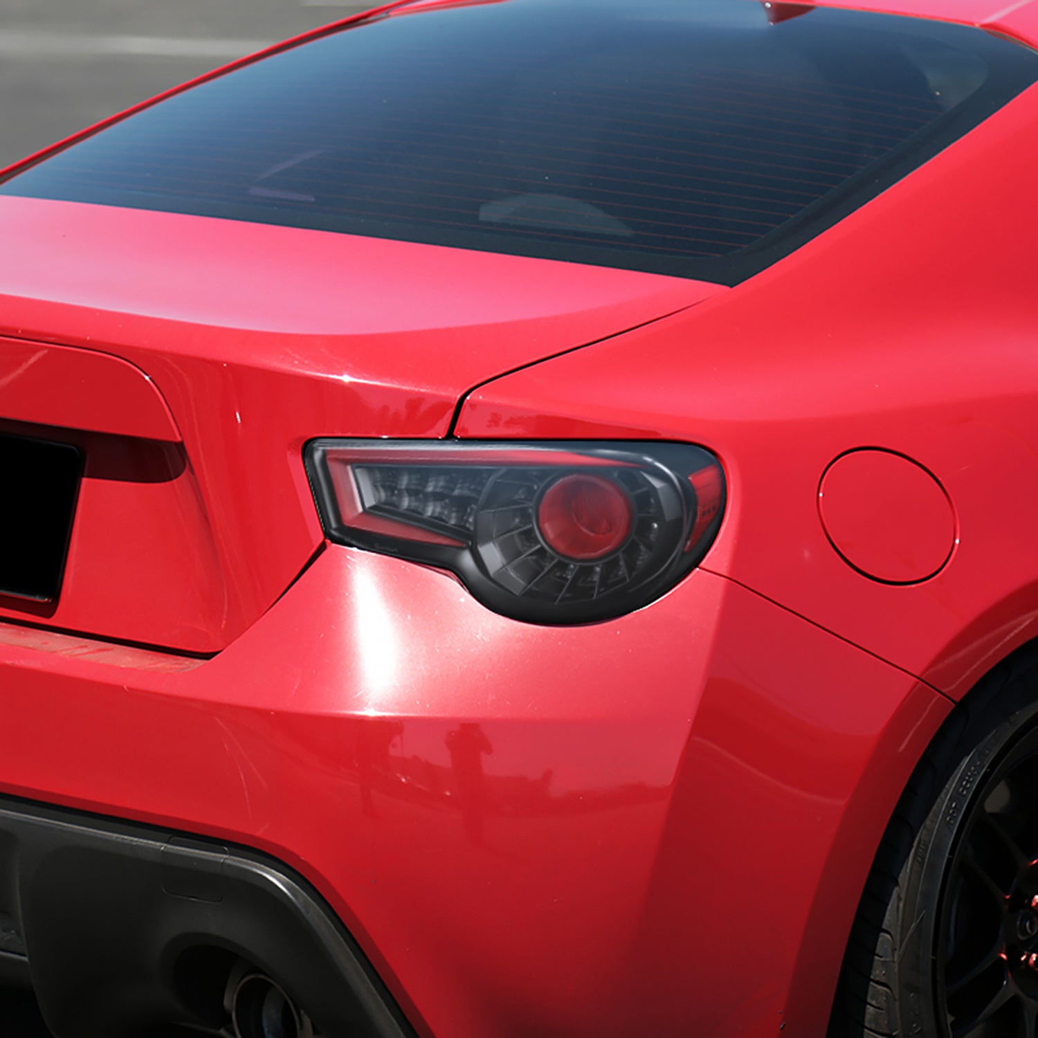 2012-2016 Scion FRS/ Subaru BRZ/ Toyota 86 LED Tail Lights Satin Black/Clear