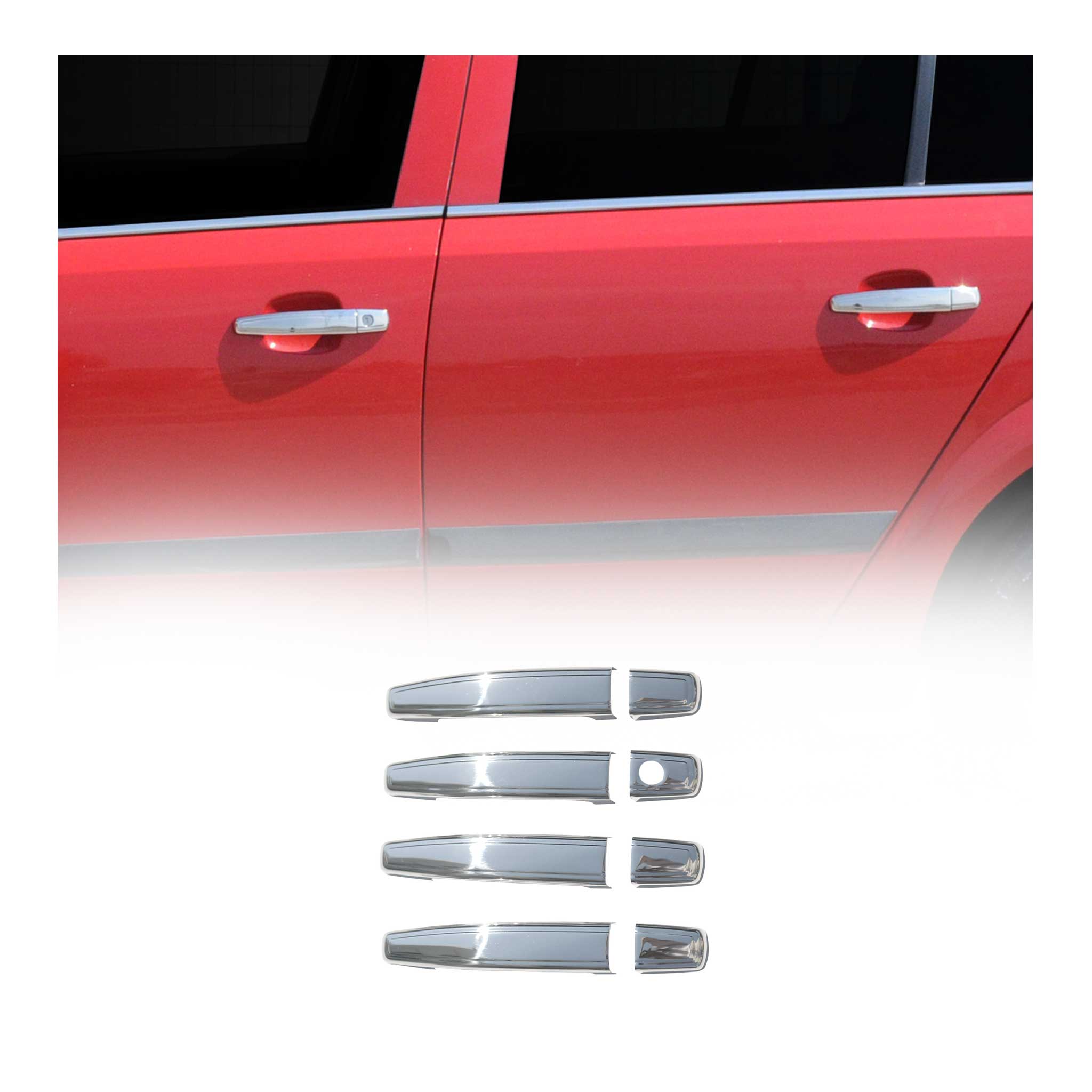 2012-2020 Door Handle Cover for Chevrolet Sonic Aveo Sedan Door Handle Cover Protector Stainless Steel Chrome 8 Pcs