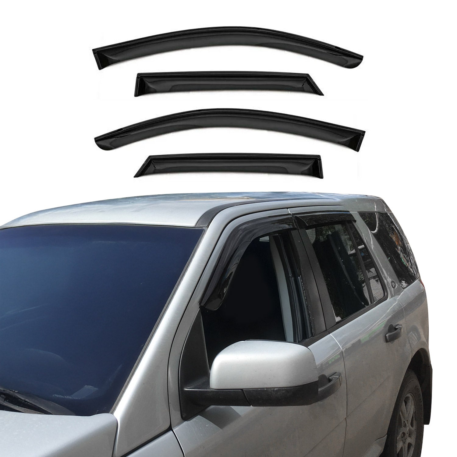 2016-2022 Lexus RX Window Visor Vent Rain Deflector 4Pcs Smoke