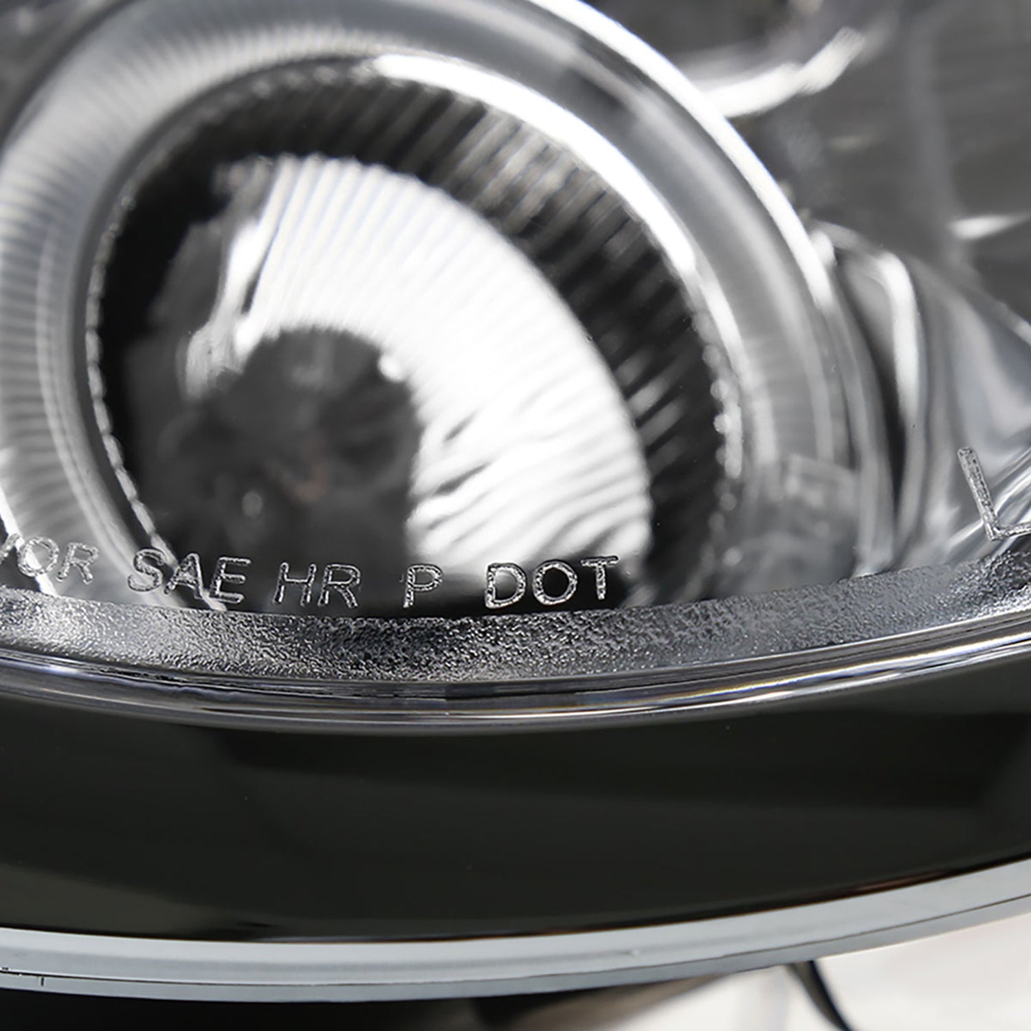 2002-2008 Mini Cooper R50 R53 R52 Single Halo Projector Headlights Chrome