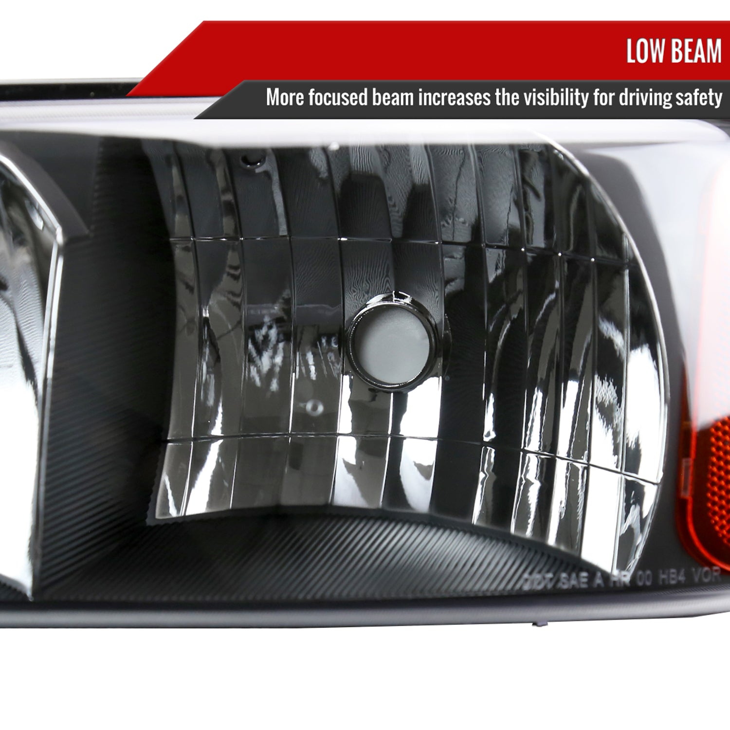 1999-2006 GMC Sierra 1500/2500/3500 Yukon/ XL Headlights&Bumper Lights Black