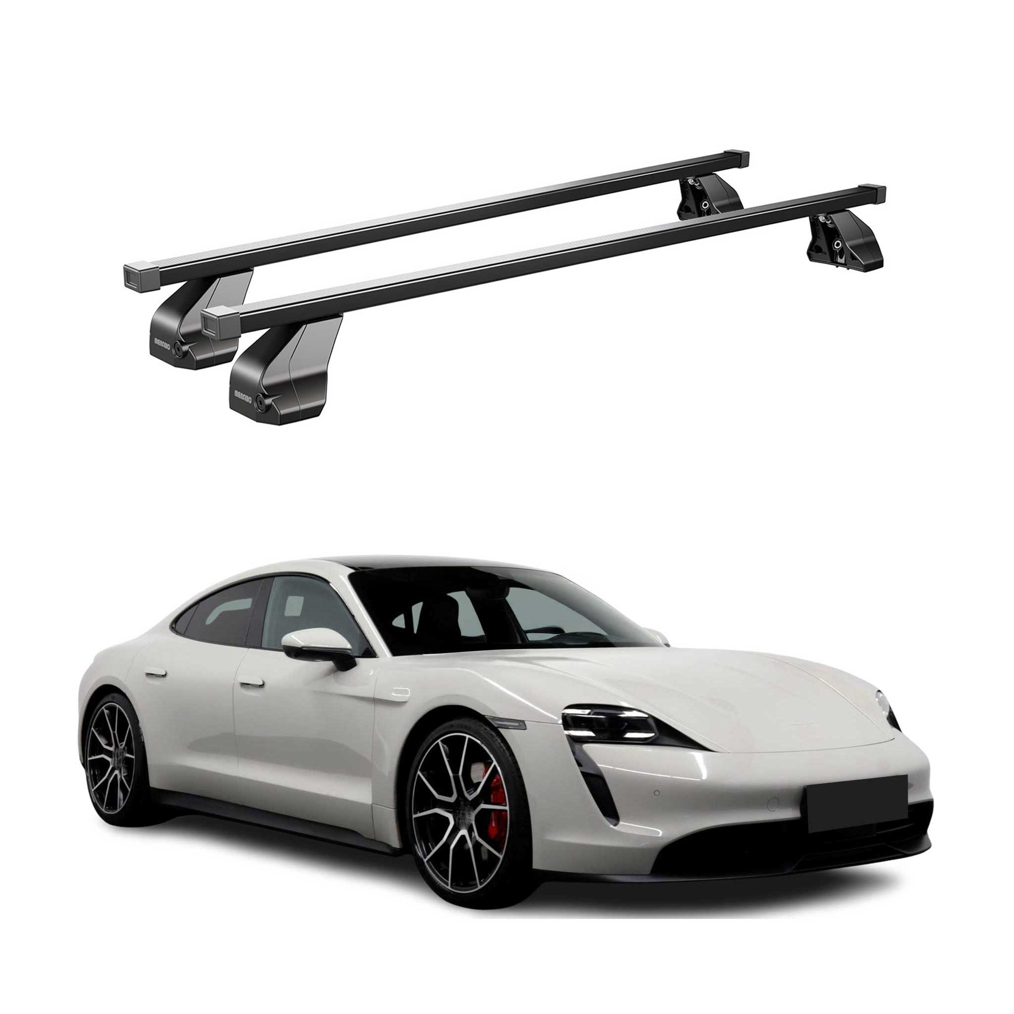 2020-2026 Porsche Taycan Roof Rack Cross Bars Black
