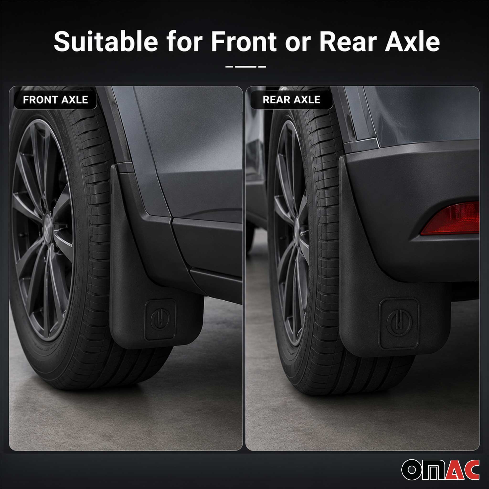 2023-2025 Dodge Hornet Mud Guards Splash Mud Flaps Black 2Pcs