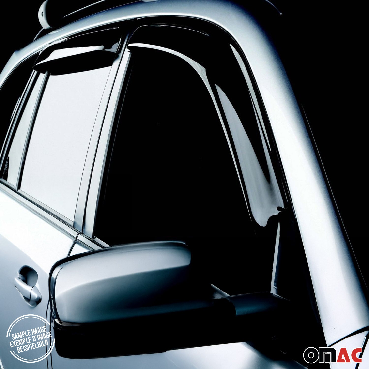 2013-2019 Ford Escape Window Visor Vent Rain Deflector 4Pcs Smoke