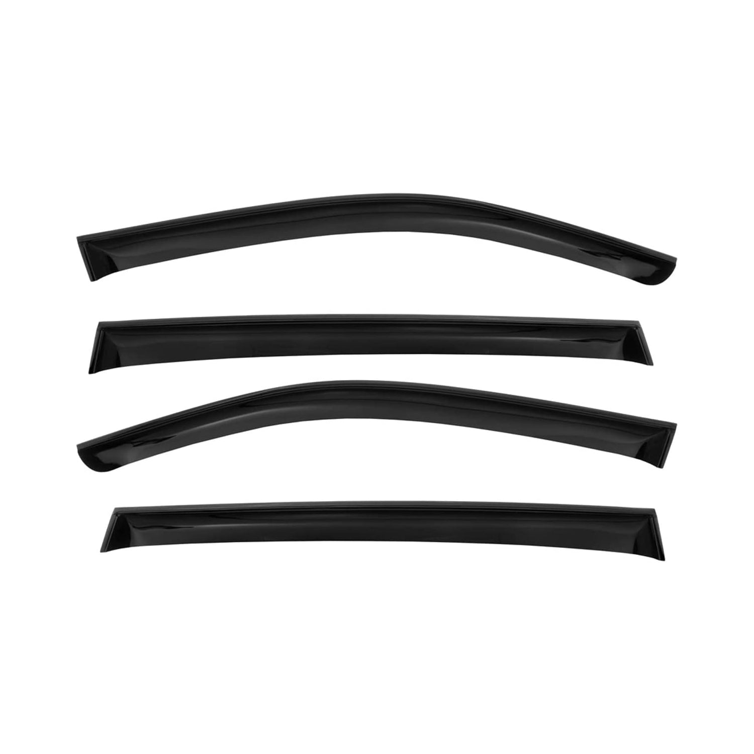 2007-2013 BMW X5 E70 Window Visor Vent Rain Deflector 4Pcs Smoke