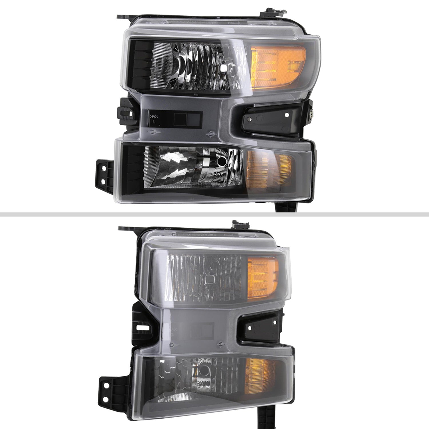 2019-2021 Chevy Silverado 1500 Driver Side Factory Projector Headlight Black