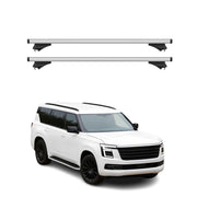 2025-2026 Nissan Armada Roof Rack Cross Bars Luggage Carrier Silver 2Pcs