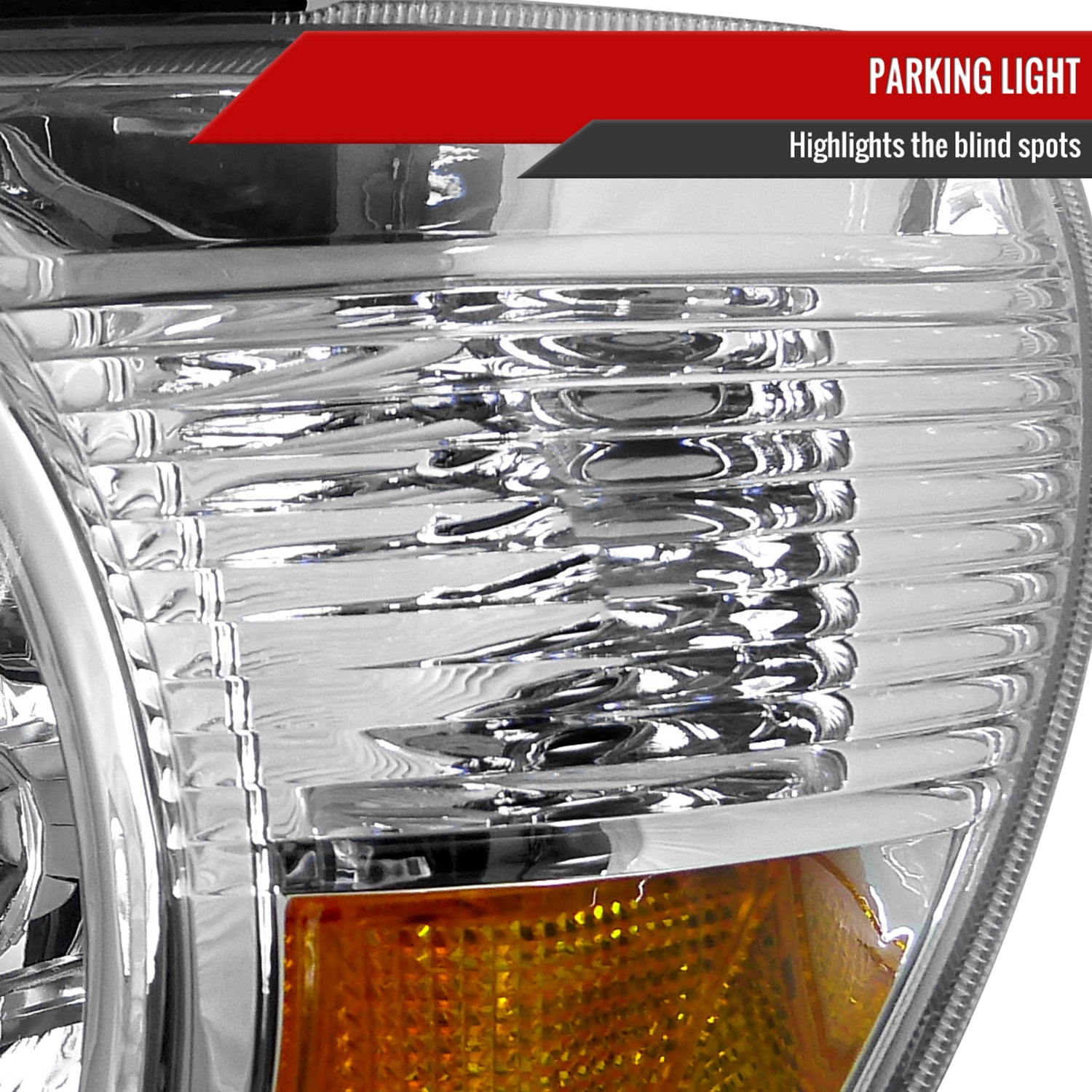 2005-2011 Toyota Tacoma Factory Style Headlights Chrome Housing/Clear Lens