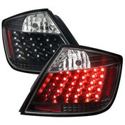 2004-2010 Scion tC V2 LED Tail Lights Matte Black Housing/Clear Lens