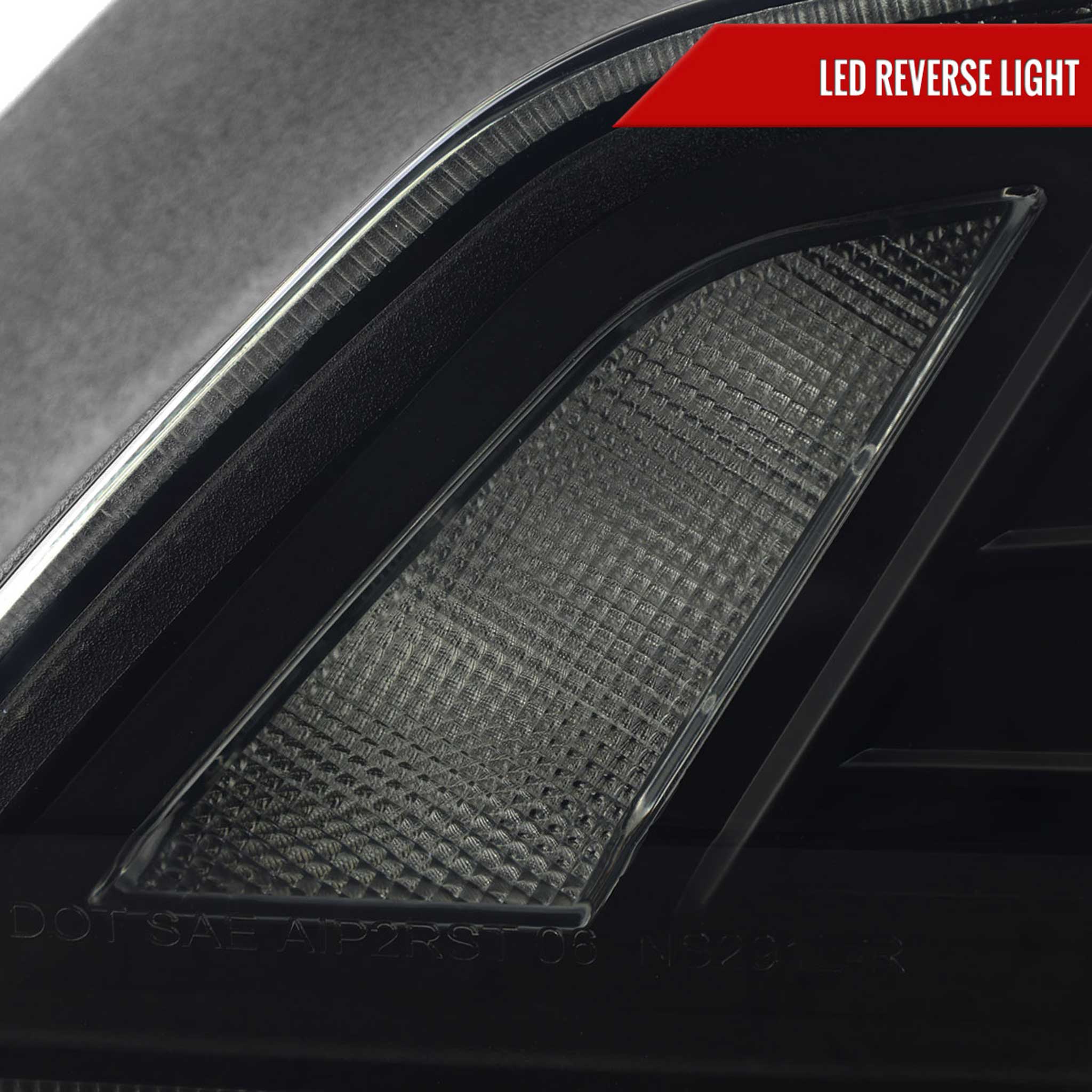 For Infiniti G37 2008-13 / Q60 Coupe 2014-15 Red LED Tail Lights Switchback Sequential Turn Signals Black Housing Smoked Lens