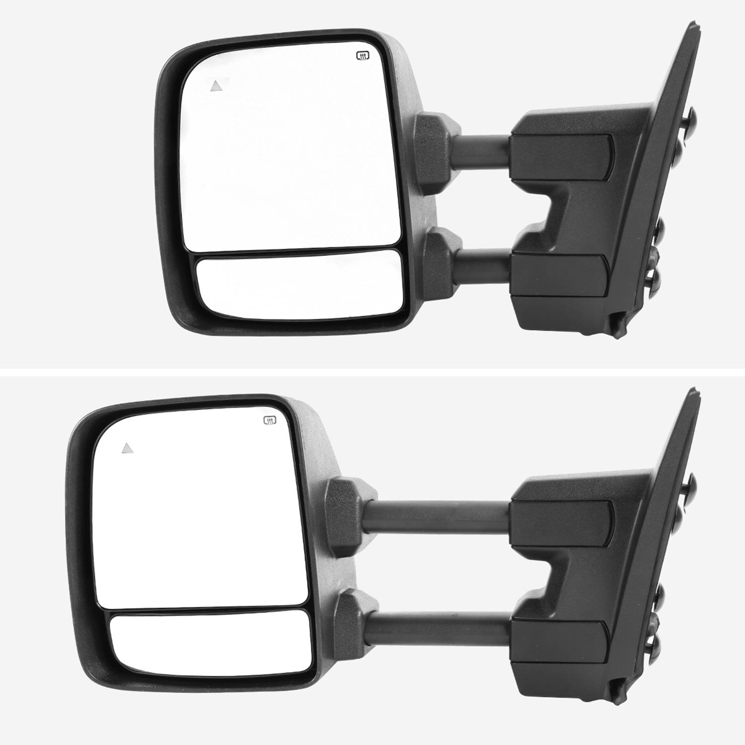 2016-2022 Nissan Titan BSM Memory Fuction & Manually Chrome Towing Mirrors