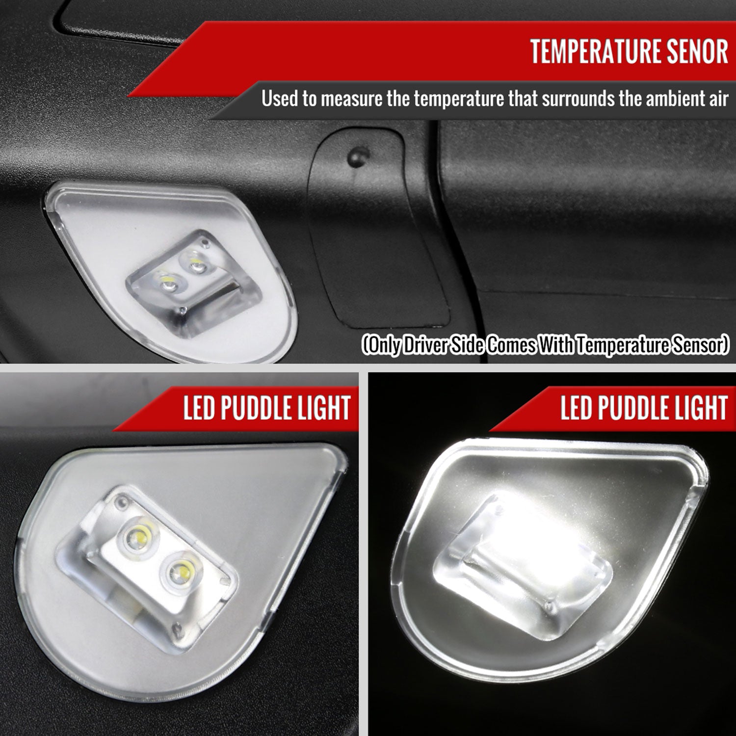 2013-2017 Dodge RAM 1500/2500/3500 Auto-Fold Heated & Manual Towing Mirrors