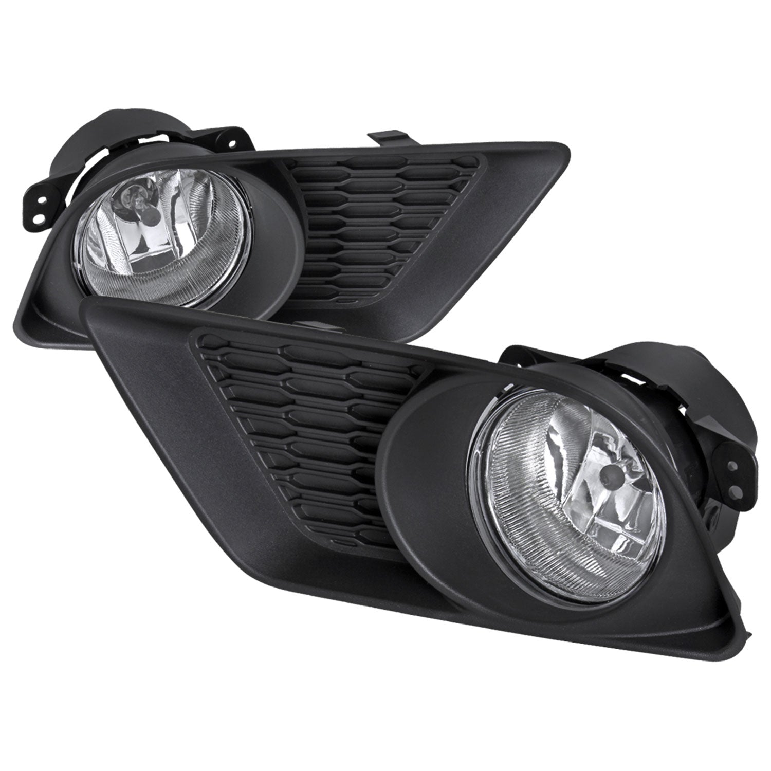2011-2014 Dodge Charger 12V/35W Fog Lights Kit Chrome Housing/Clear Lens